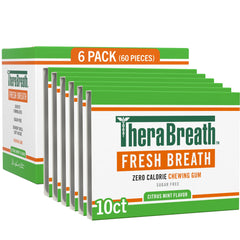 Fresh Breath Chewing Gum, Citrus Mint Flavor