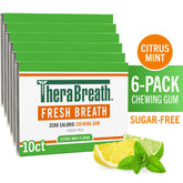 Fresh Breath Chewing Gum, Citrus Mint Flavor